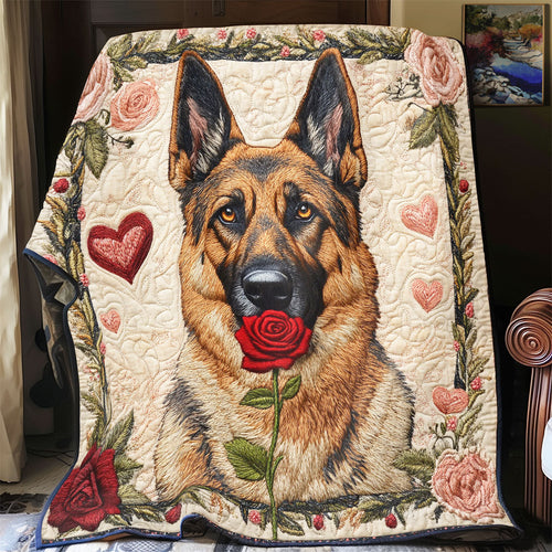 German Shepherd Heart CW0601020CL Quilt
