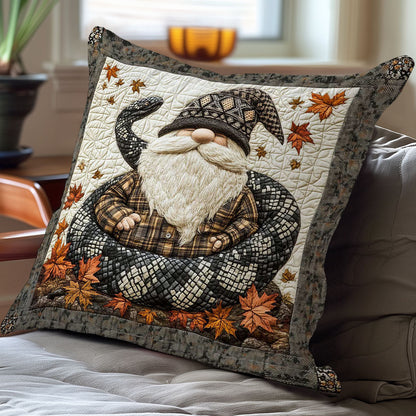 Gnome And Guardian Snake WN0802104CL Quilt Pillow Case