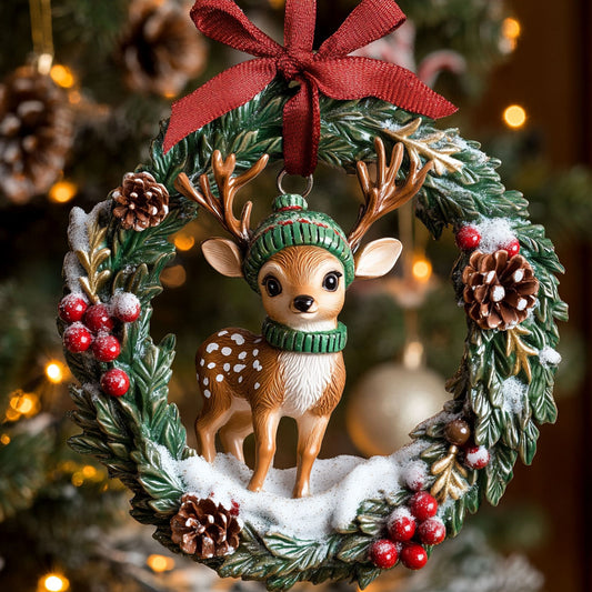 Christmas Deer Glow CW1410039CL Christmas Ornament