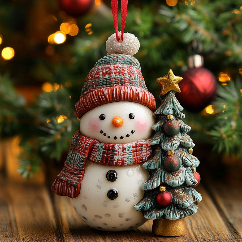 Snowman Tree CW1310014CL Christmas Ornament