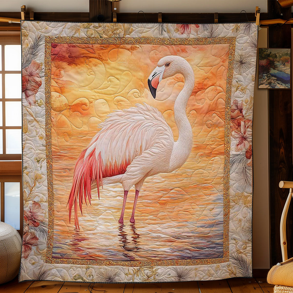 Dreamy Flamingo WN1102022CL Quilt