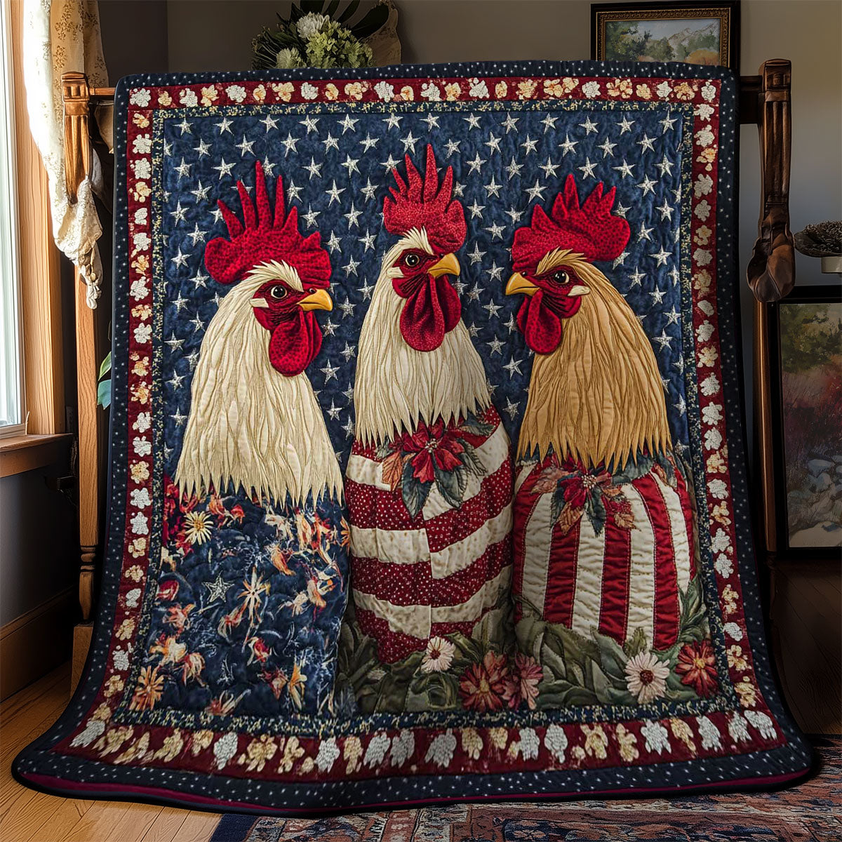 Freedom Rooster WN1002030CL Quilt