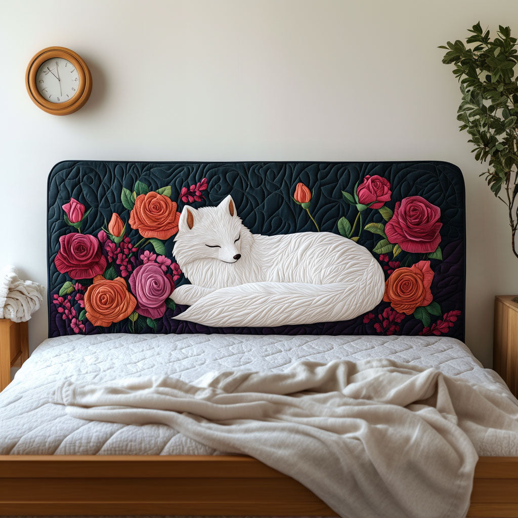 Enchanted Rose Fox KL0801007CL Quilted Headboard Slipcover