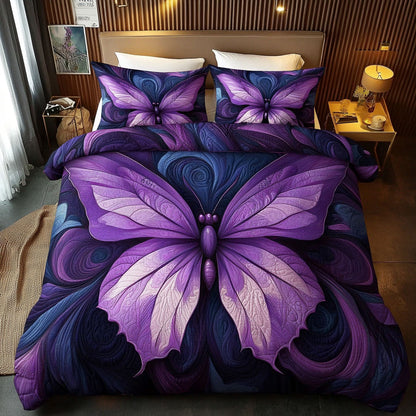 Violet Spirit Butterfly QA1601018CL Duvet Cover Set