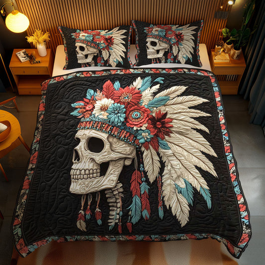 Feathered Skull WN2301063CL Duvet Cover Set