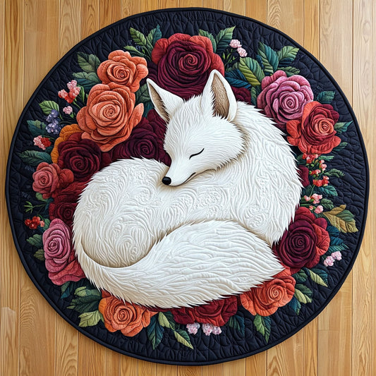 Sleeping Fox KL0801004CL Quilted Round Mat