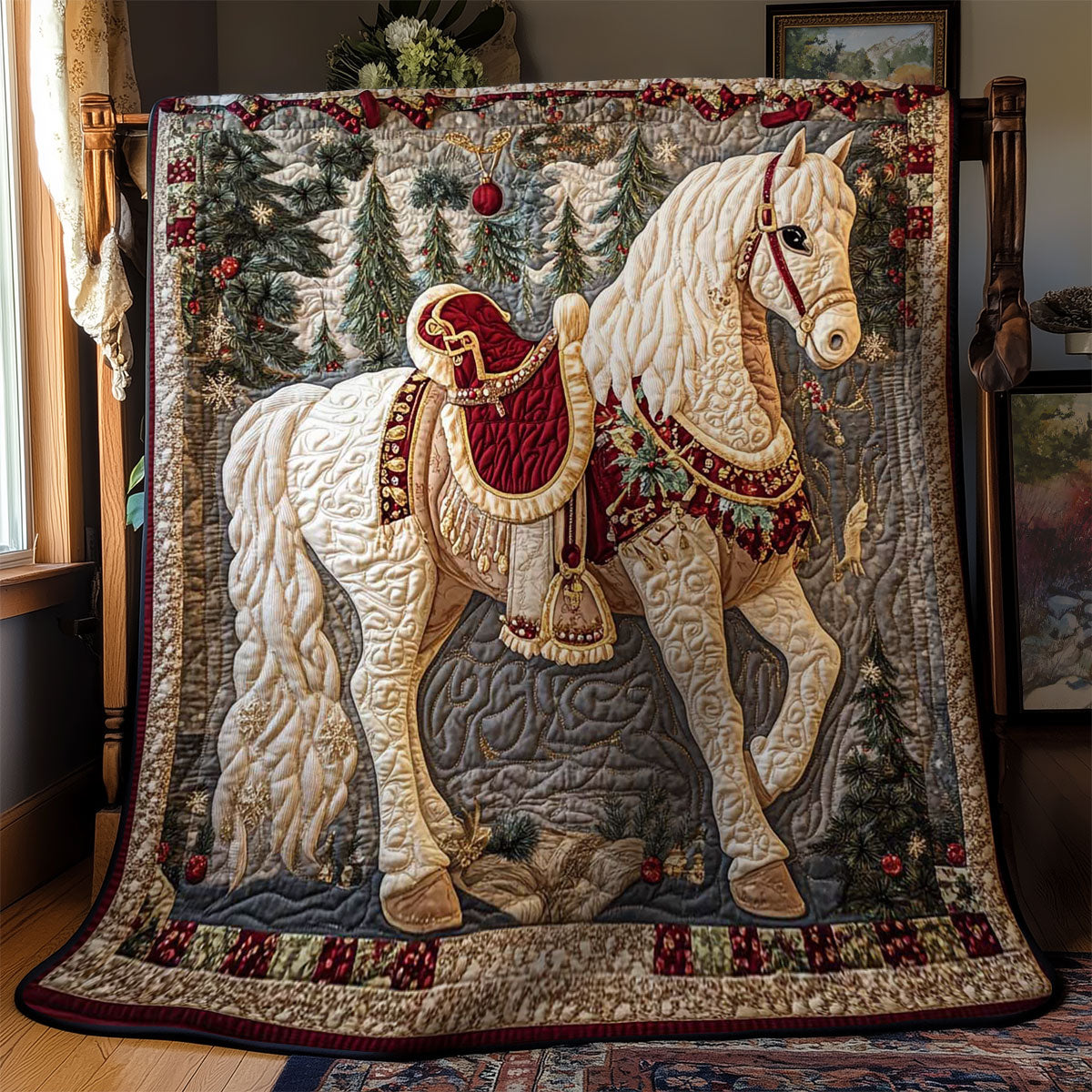 Festive Horse Elegance WN0601012CL Quilt