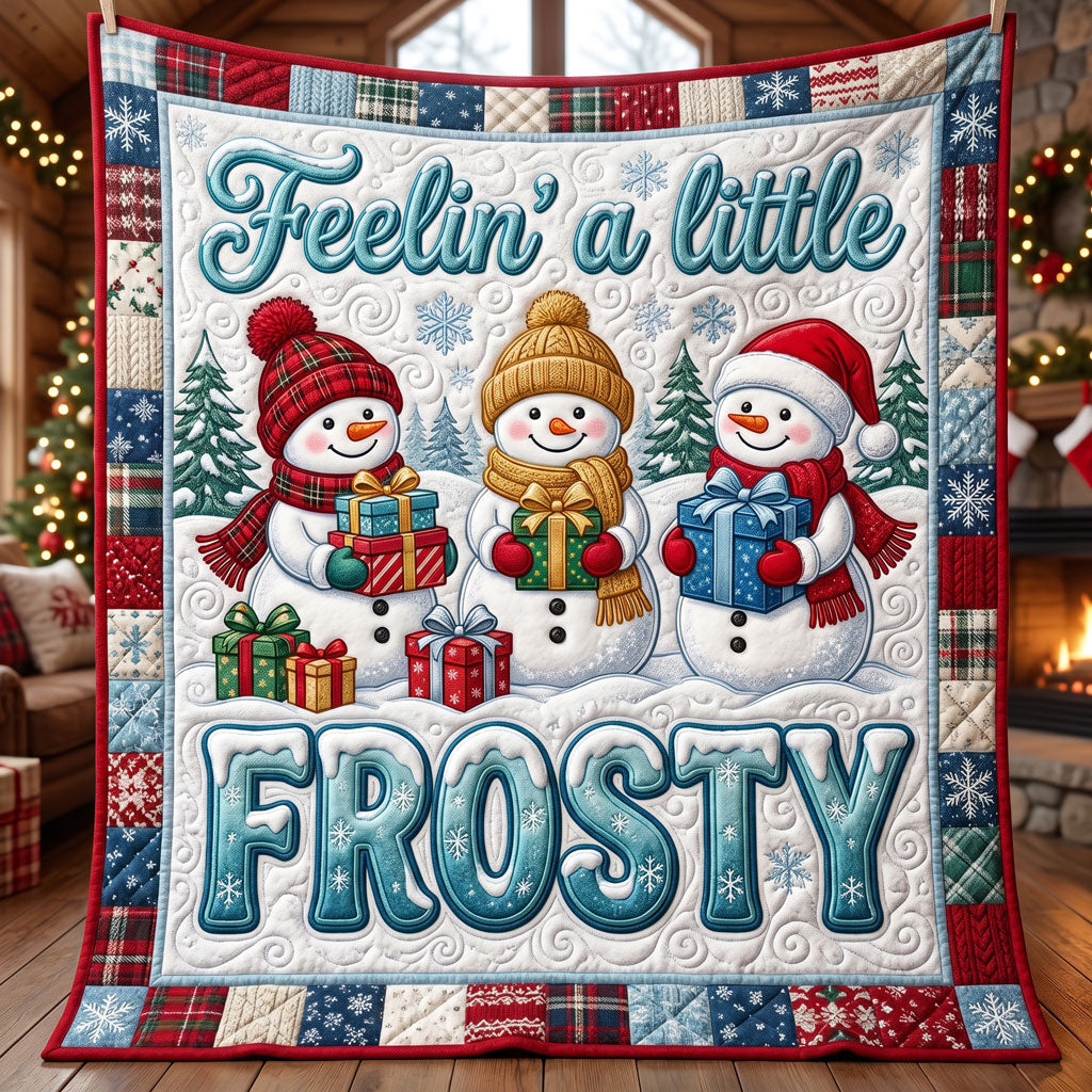 Christmas Snowmen Gift WN1105004CL Quilt
