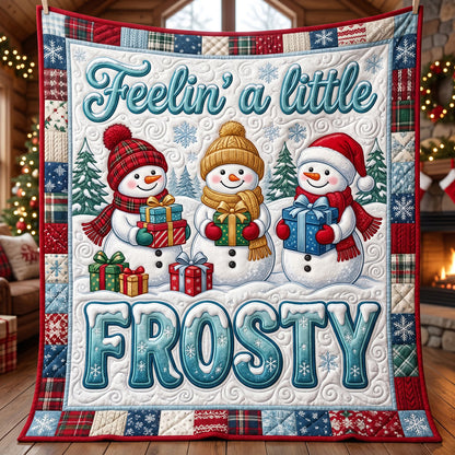 Christmas Snowmen Gift WN1105004CL Quilt