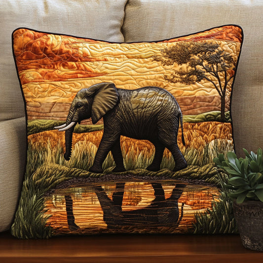 Savanna Elephant CW1607041CL Quilt Pillow Case