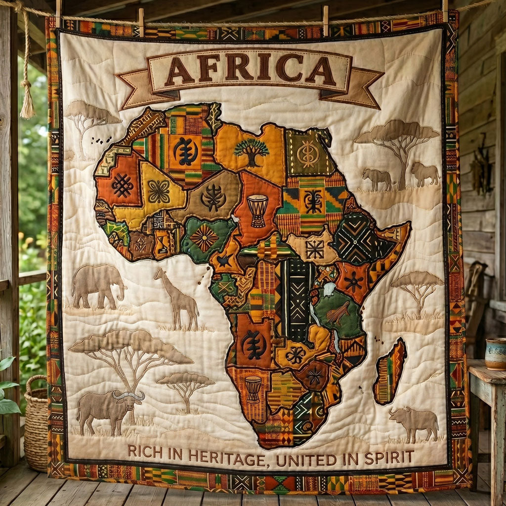Africa Heritage Patchwork WN2404001CL Quilt