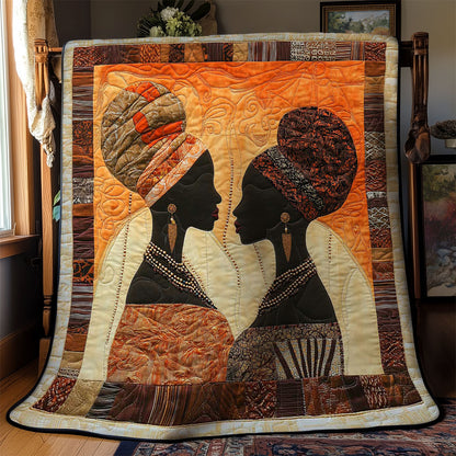 African Woman Grace WN0703024CL Quilt