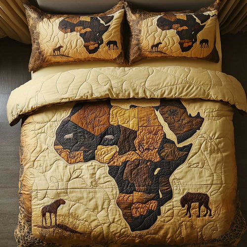 Golden African Safari WN0303010CL Duvet Cover Set