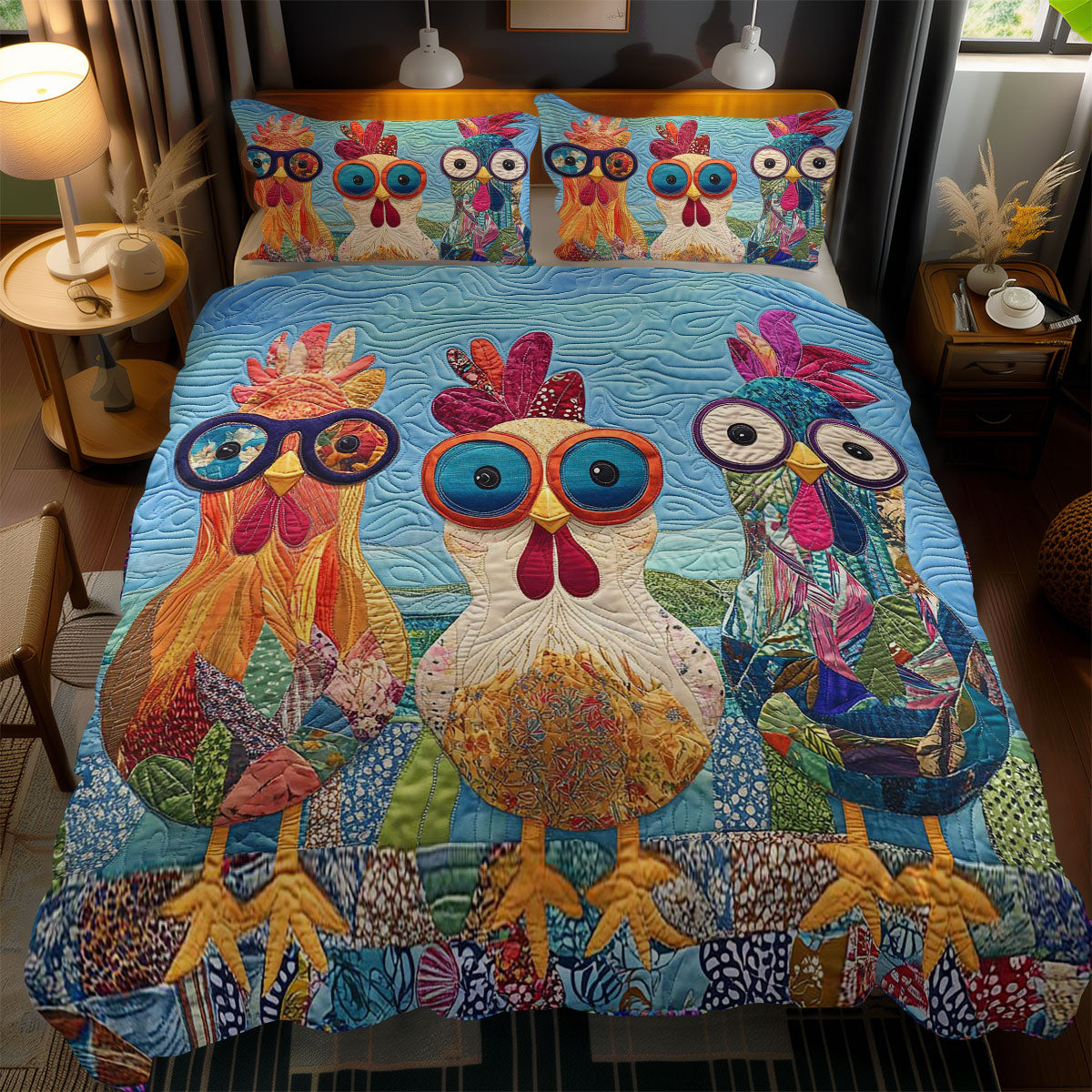 Goofy Chicken WN0803100CL Duvet Cover Set