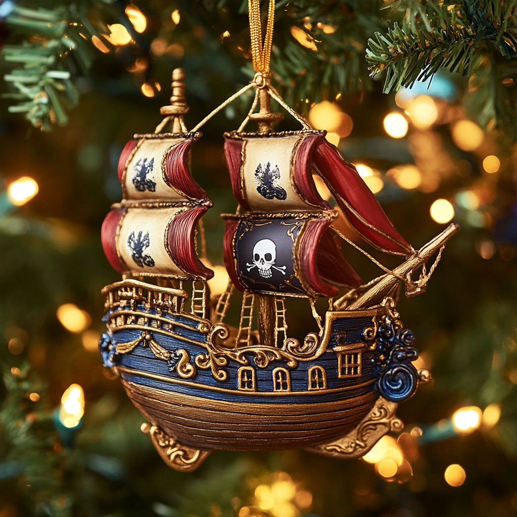 Skull Captain CP2611103CL Christmas Ornament
