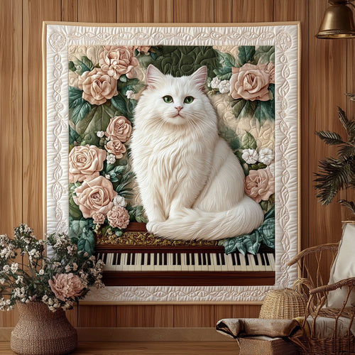 Heirloom Piano Cat KL1301049CL Quilt