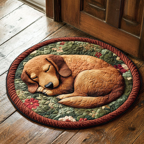 Middle Nap CP1007015CL Quilted Round Mat