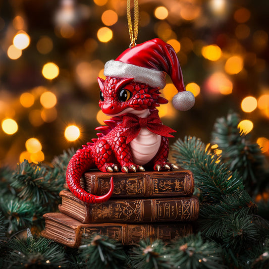 Scarlet Dragon WN1512053CL Christmas Ornament