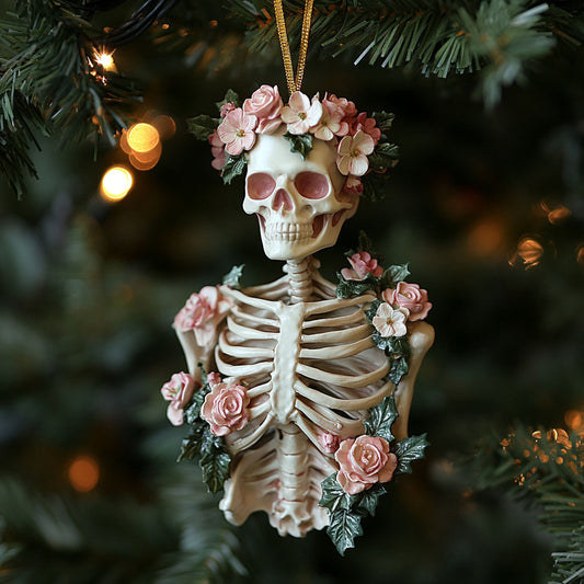 Eternal Bloom Skeleton WN1512021CL Christmas Ornament