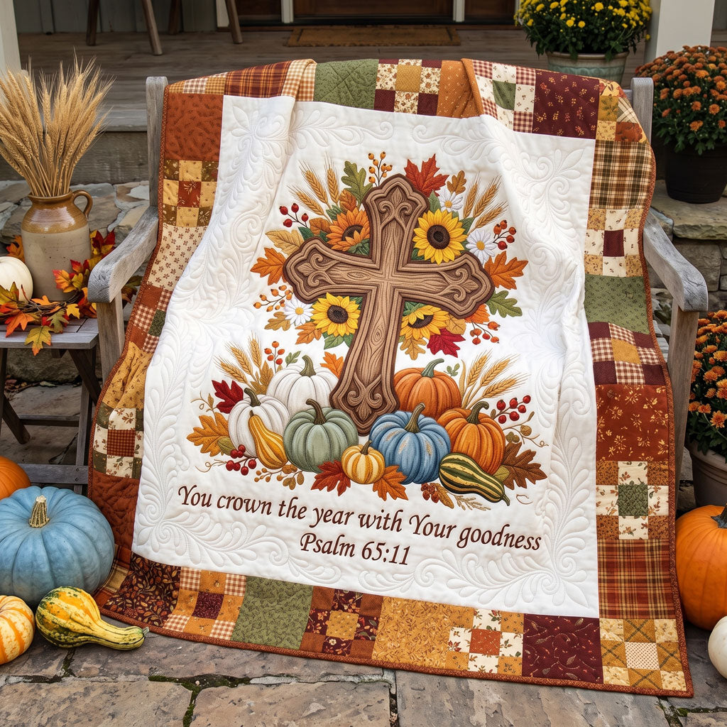 Autumn Harvest Cross WN2706001CL Quilt