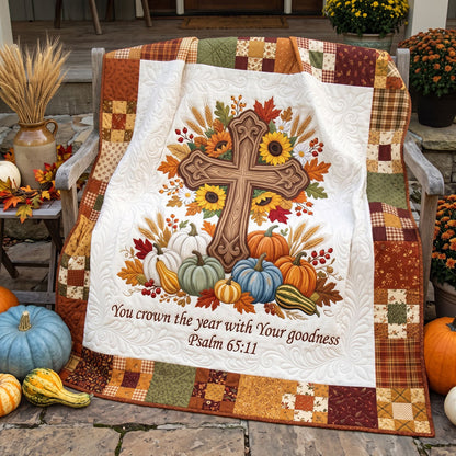 Autumn Harvest Cross WN2706001CL Quilt