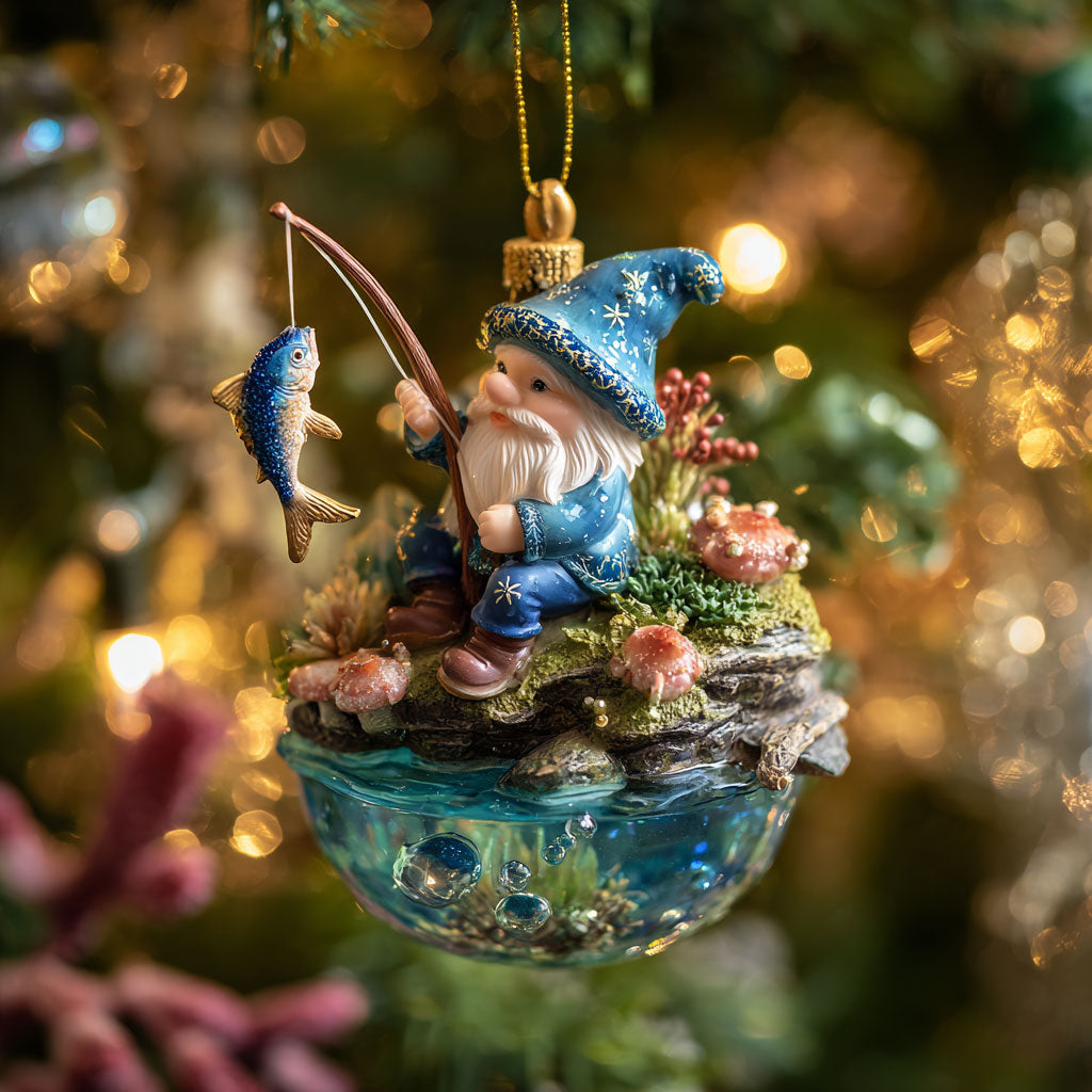 Azure Gnome CW0212005CL Christmas Ornament