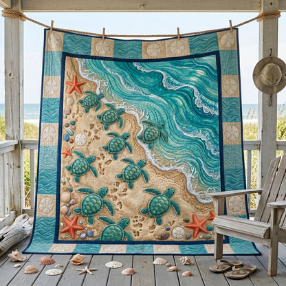Sea Turtle Shoreline WN1805011CL Quilt