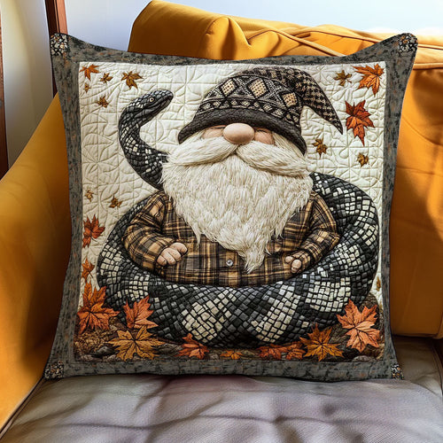 Gnome And Guardian Snake WN0802104CL Quilt Pillow Case