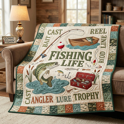 Fishing Life XR0604021CL Quilt
