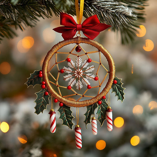 Dreamcatcher Christmas Glow WN2511012CL Christmas Ornament