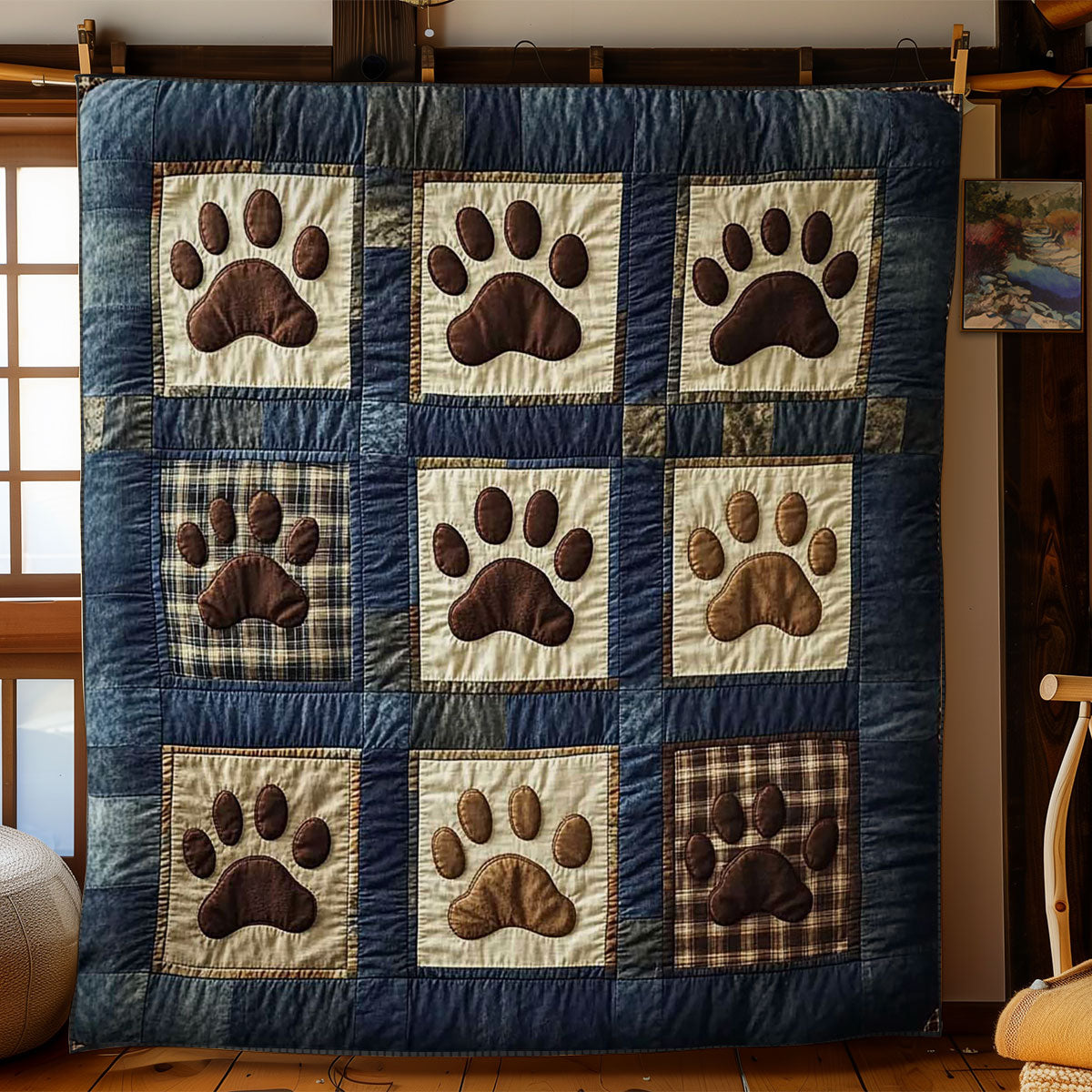 Forest Paw Dog WN0503011CL Quilt