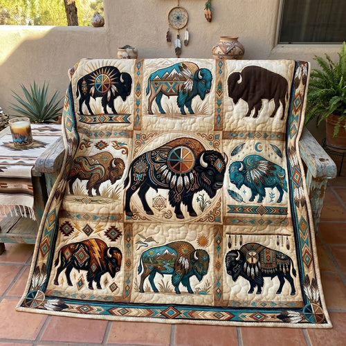 Sacred Buffalo Spirits WN0606009CL Quilt