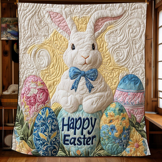 Happy Easter Rabbit WP1003013CL Quilt