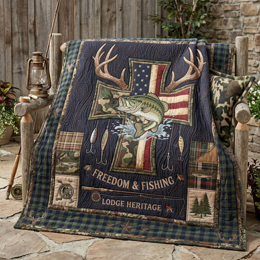 Freedom And Fishing WN1305015CL Quilt