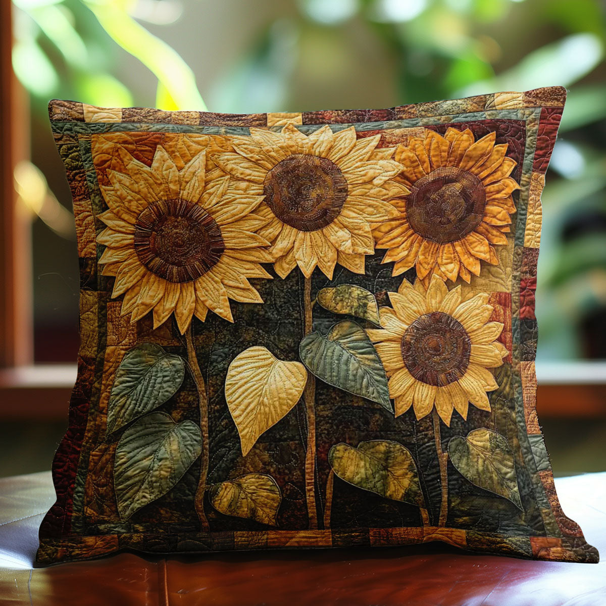 Sunflower Elegance WN1302061CL Quilt Pillow Case