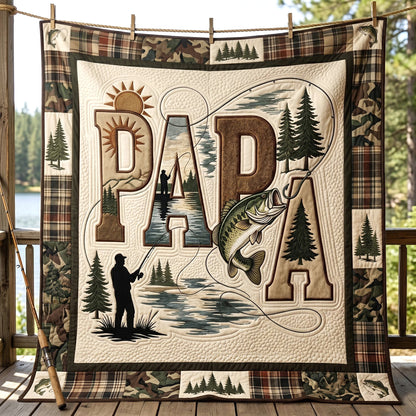 Lake Life Papa WN1505012CL Quilt
