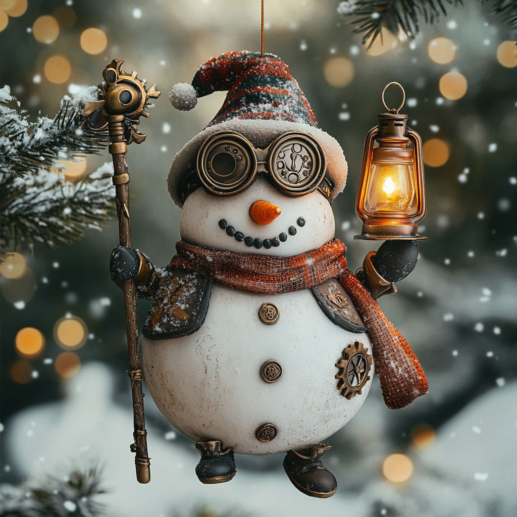 Snowman Gearlight WN0812088CL Christmas Ornament
