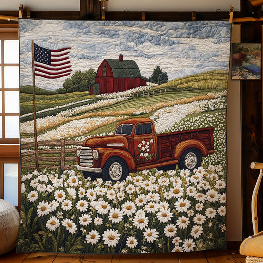 Rustic Red Truck WN0703050CL Quilt