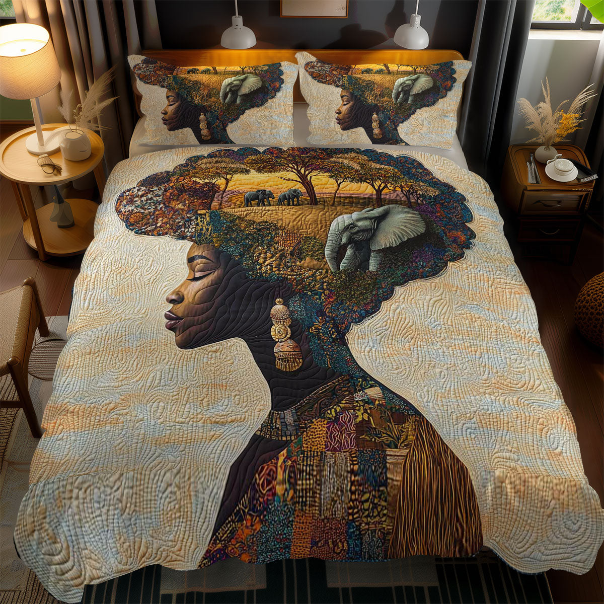 African Queen WN0303079CL Duvet Cover Set