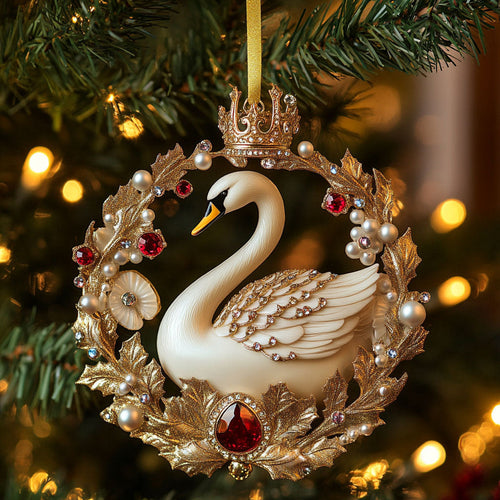 Jewel Swan CW2711039CL Christmas Ornament
