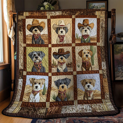 Ranch Life Schnauzer WN0901009CL Quilt