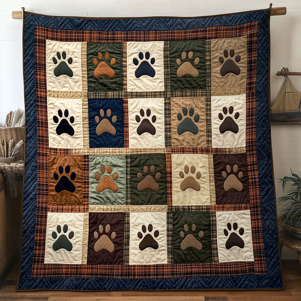 Dog Paw Cozy WN1201012CL Quilt