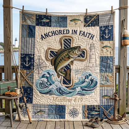 Anchored In Faith Bass WN2205002CL Quilt