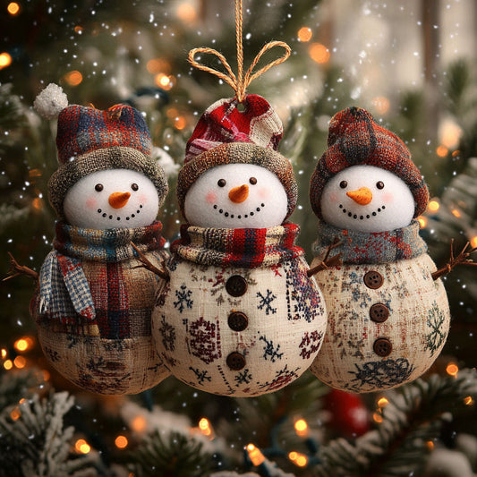 Snowman Holiday Cheer WN0812090CL Christmas Ornament