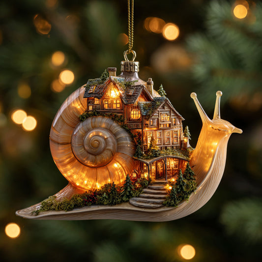 Snail Holiday Glow WN0912068CL Christmas Ornament