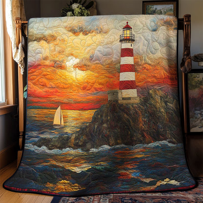 Stormy Lighthouse WN0502029CL Quilt