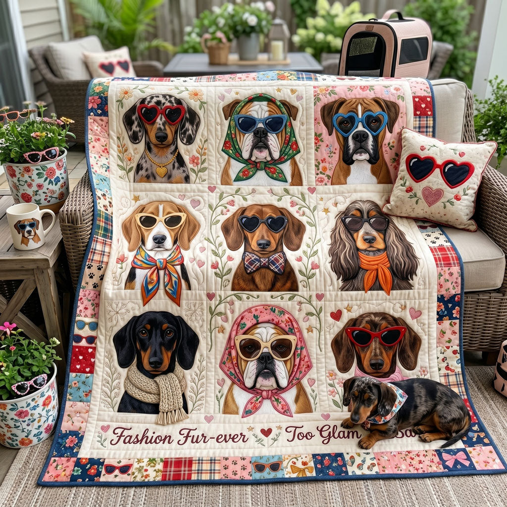 Glam Paws Gallery WN2905009CL Quilt