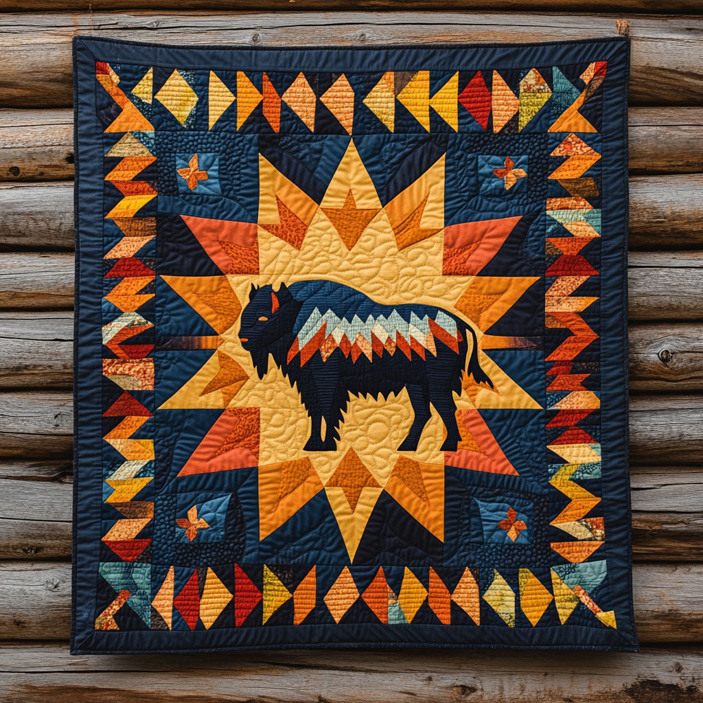 Golden Ember Bison WN0901030CL Quilt