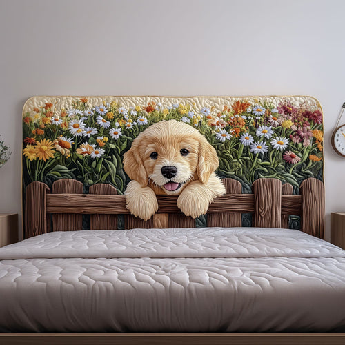 Playful Dog QA0801001CL Quilted Headboard Slipcover