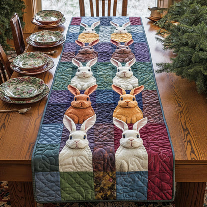 Bunny Box WJ2807035CL Quilted Table Runner